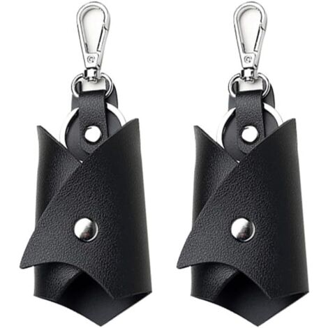 3 Portachiavi In Pelle Con Moschettone - Per Auto, Moto E Chiavi Casa, Design Elegante, Regalo Ideale - Foto 5