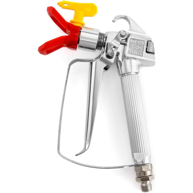 Sollbry - Pistolet a Peinture Airless + Garde de Siège de Buse , Outil Universel Compatible avec Titan Wagner Pulvérisateur de Peinture, 3600 psi /
