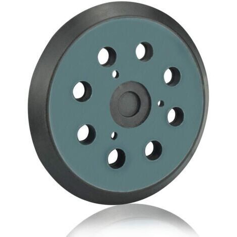 Sollbry Plateau de Ponçage Makita 125mm Disques de Ponçage à 8 Trous patin Ponceuse Makita 5 Pouces pour Makita BO 5010, 5030, 5031, 5041, DeWalt DW420, DW421, Porter Cable 390, 382, 343(Noir)