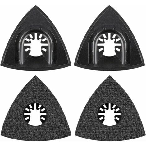 Sollbry Platorello abrasivo e platorello di supporto - Accessori per platorello abrasivo multiutensile Delta, lama multiutensile, accessori per utensili oscillanti per utensili elettrici Worx Mikita D