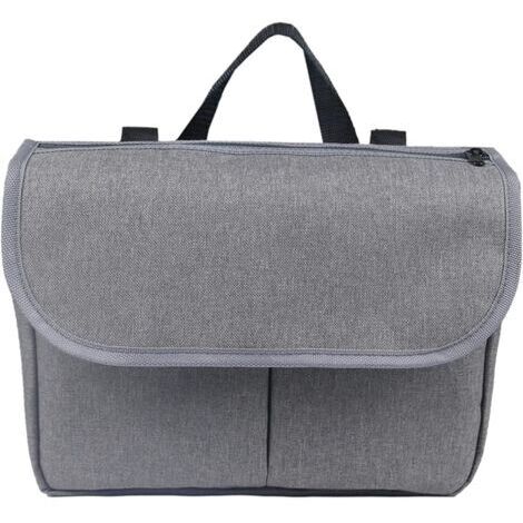 Sollbry Pochettes latérales pour Fauteuil Roulant, Organisateur latéral d'accoudoir de Fauteuil Roulant pour fauteuils roulants électriques, fauteuils, Gris