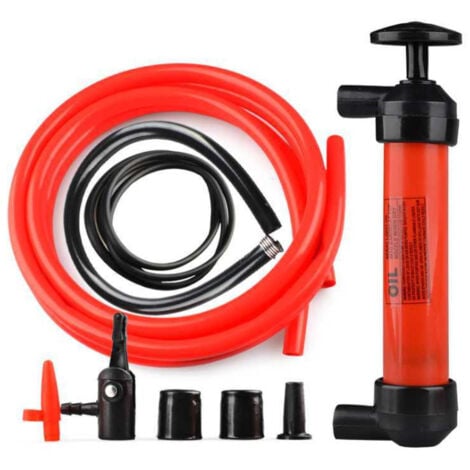 Sollbry Pompe a Eau Manuelle,Pompe de Transvasement,Pompe Siphon,Pompe de Transfert,Pompe Manuelle Carburant,Pompe D'aspiration à Essence pour Carburant Essence Huile Diesel Eau（4.522.5cm）