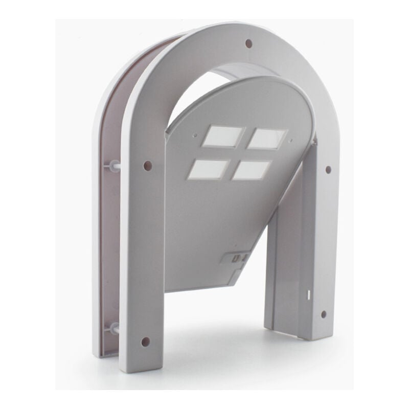 Sollbry - Porte intérieure pour chat de forme unique, porte intérieure pour animaux de compagnie, porte verrouillable pour chiens et chats jusqu'à