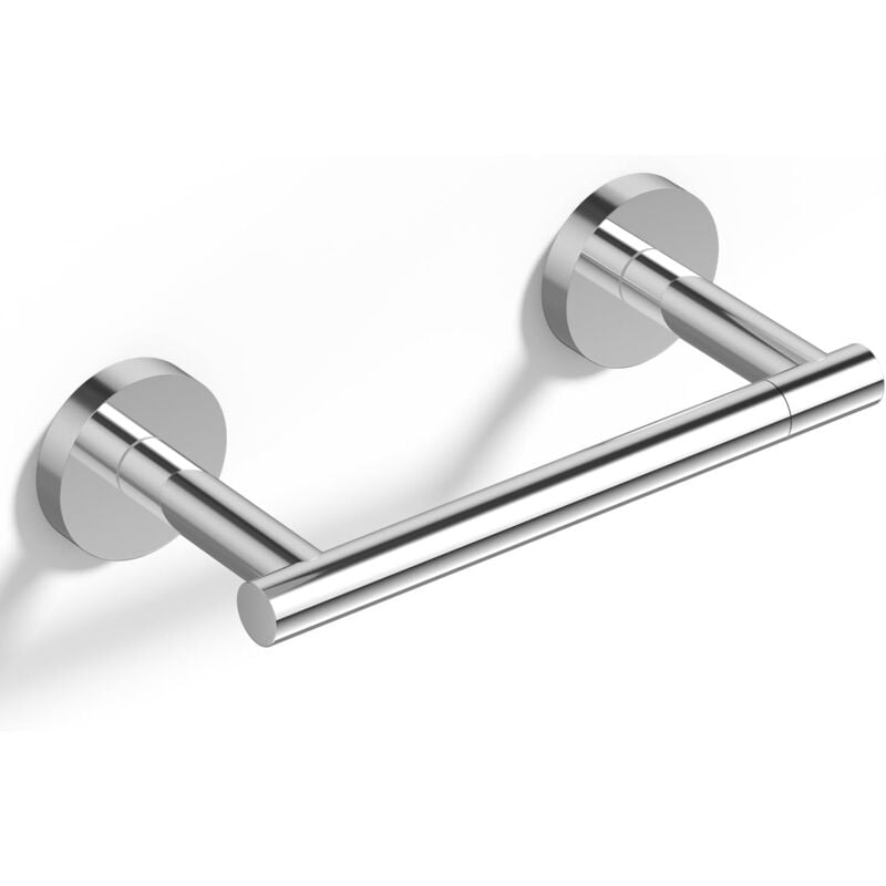 Sollbry - Porte Papier Toilette Acier Poli, Pivotement à Double Poteau Porte-Rouleau de Papier Toilette pour Salle de Bain, Acier Inoxydable Support
