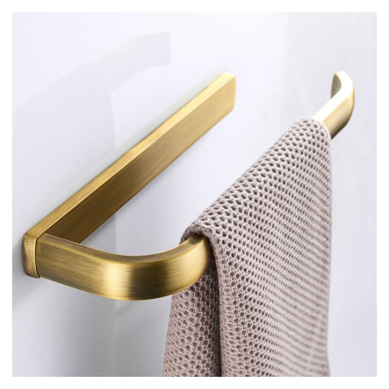 Porte-Papier Toilette en Laiton Antique, Étagère pour Serviettes De Bain, Anneau Mural, Porte-Serviettes, Accessoire De Salle De Bains pour Maison