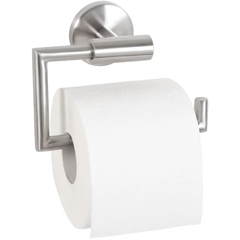 Porte papier toilette Modèle Porte rouleau papier wc en inox sans couvercle Accessoires salle de bain inox Dimensions 15 x 10,5 x 6,5 cm Couleur