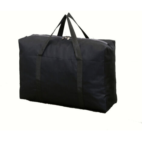 Sollbry Práctica bolsa de almacenamiento, bolsa de almacenamiento gigante, bolsa extragrande impermeable y duradera con asa de lona para ropa de cama, mantas, edredones, ropa de casa (804825cm)