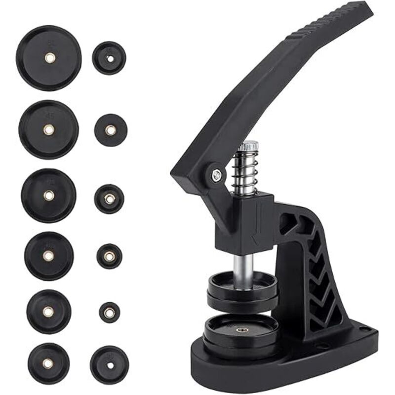 Prensa para caja de reloj, troquel de prensa para caja trasera con 12 tamaños de moldes, kit de reparación de relojes, abridor de caja de reloj,