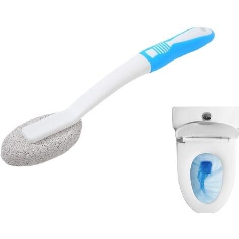 Sollbry Pumice Stone Toilet Brush - Pumice Stone Cleaning Brush - Cleaning Brush - Toilet Cleaning Brush  30x5cm for Household Bathroom Pool Sink Kitchen