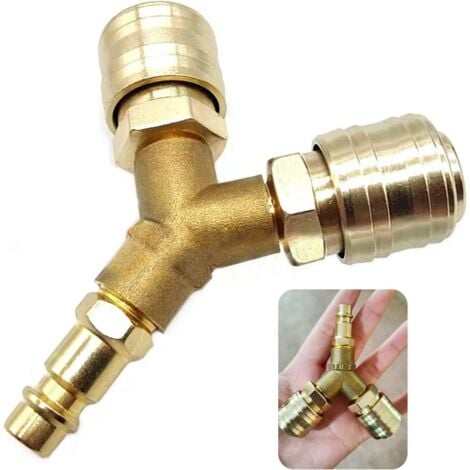 Fengyuanhong Tire Air Chuck Roue Pompe Valve De Pneu Gonfleur Clip De Serrage Adaptateur Connecteur De Laiton Vehicules