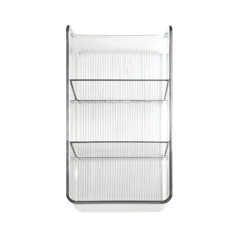 Rangement de cuisine – boite de rangement pour soupes en sachet, épices, etc. – porte-épices en plastique avec 3 compartiments pour l'armoire et le