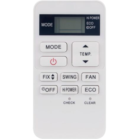 Sollbry Reemplazo del control remoto del acondicionador de aire compatible con Toshiba RBC-ASX11E-C RAS-24BKVG-TR RAS-07BAV-E RAS-10BAV-E RAS-07BAVG-E RAS-05BAVG-E RAS-18BAVG-TR RAS-B10PKVSG-E
