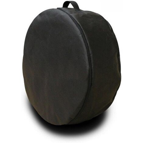 Sollbry Reifenabdeckung Schwarz Reserveradabdeckung für Auto 63 cm x 21 cm