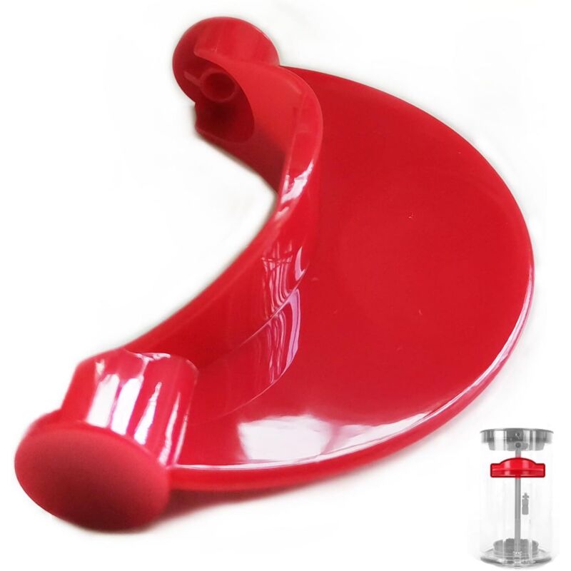 Repuestos para contenedor de polvo rojo mejorado para aspiradora Dyson V10, V11, V12 y V15. Botón de apertura del contenedor mejorado. - Sollbry