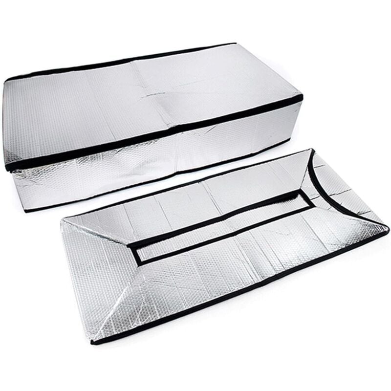 Restez au chaud en hiver et au frais en été avec la housse d'isolation grenier, matériau ignifuge, installation facile - Sollbry