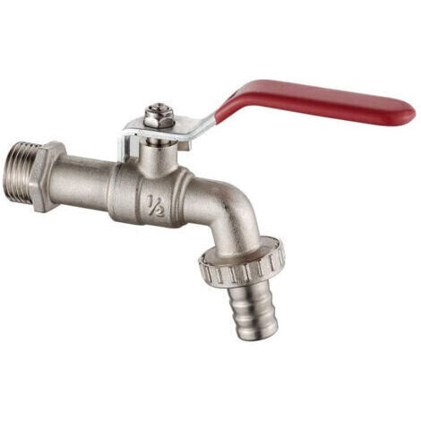 Sollbry – Robinet extérieur 1/2 pouce – Antigel -10 ℃ à 120 ℃ – Laiton haute résistance – Installation facile – Dimensions 13.57 cm