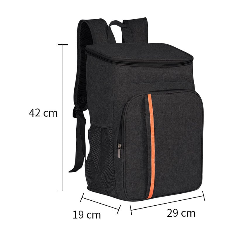 Sollbry Sac à Dos Glacière Isotherme 20L, Sac de Pique-Nique Sac Isotherme Portable Cooler Backpack Bag, pour Homme Femme au Travail,à l'école,Les
