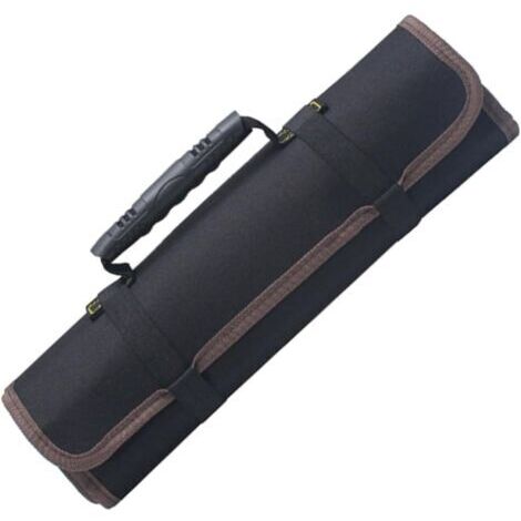 Sollbry Sac à outils robuste pour moto, sac à outils pour le travail du bois, sac à outils pour moto, sac à outils mécaniques, sac à outils d'entretien, sac de rangement pour outils (noir, 585 × 355 ×