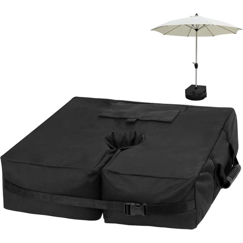 Sollbry - Sac de Poids de Base de Parasol détachable, jusqu'à 85 lb, Sac de Poids de Parapluie pour Sacs de Sable de Parasol en surplomb, Patio