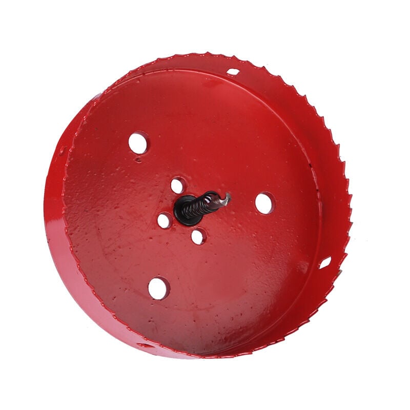 Sollbry - Scie cloche 150 mm, ensemble de fraises bimétalliques M42 avec mandrin hexagonal et forets à métaux de centrage Kit de scie cloche pour