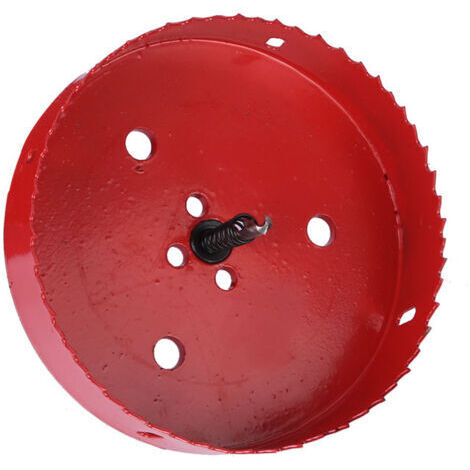 Sollbry Scie cloche 150 mm, ensemble de fraises bimétalliques M42 avec mandrin hexagonal et forets à métaux de centrage Kit de scie cloche pour bois, métal, plaque de plâtre, fer, tôle, tuyau, plastiq