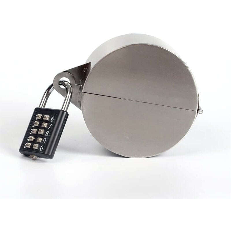 Sollbry - Serrure de poignée de porte, dispositif de verrouillage du bouton de porte, couvercle pour désactiver la poignée de porte/robinet/valve,