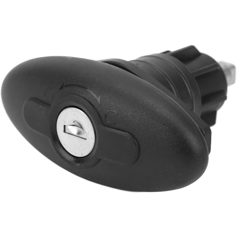 Sollbry - Serrure de Porte de Cabine de Camping-car, 30 Mm en Alliage de Zinc en Nylon rv Serrure à Compression Rotative pour Caravane, Yacht,