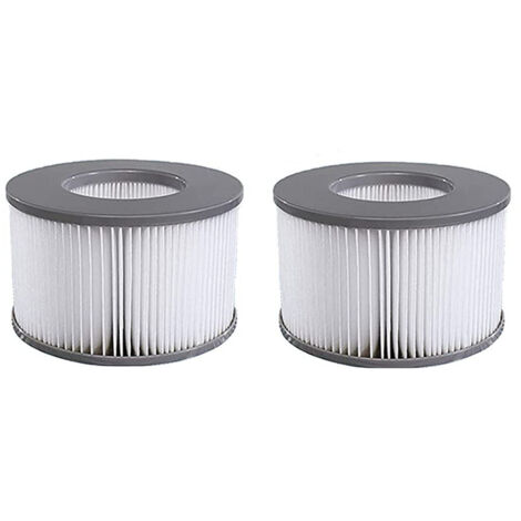 Sollbry Set mit 2 Filterkartuschen für aufblasbares Spa MSPA, Filter für aufblasbares Spa