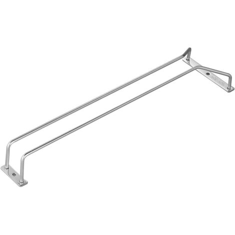 Sollbry Stielglasregal unter dem Schrank, Weinglasregal, Hängeregal aus Edelstahldraht, 34,5 cm, 1 Reihe