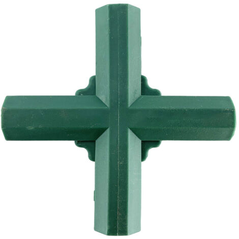 Sollbry Stück Gartenrahmen-Eckverbinder 4-Wege-Rohrverbinder Gewächshaus-Eckverbinder Möbelrahmen innen 16 mm (flach 4-Wege)