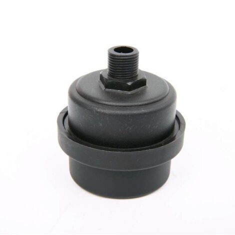 Sollbry Stück Luftfilter-Kompressor-Schalldämpfer-Ersatzteile, schwarzer Luftkompressorfilter zur Geräuschreduzierung für ölfreie Kompressoren (13 mm)