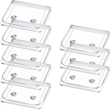 Sollbry Stück selbstklebende Duschvorhang-Clips, Spritzschutz-Clips, Duschschutz-Clips ohne Bohren zum Halten von Duschvorhang und Vorhang