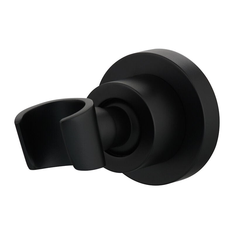 Sollbry - Support de Pommeau de Douche Support Douche Noir en Acier Inoxydable de Douche Support Douchette à Main Universel Support de Douche