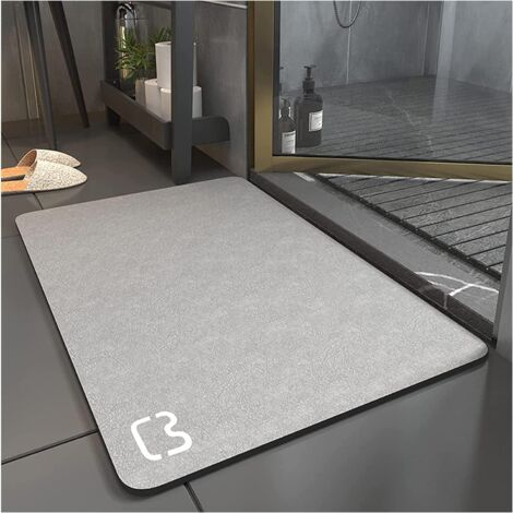 Tapis D'égouttage En Microfibre S&T - 40x45 Cm - Super Absorbant, Protège Le Plan De Travail - Lavable En Machine