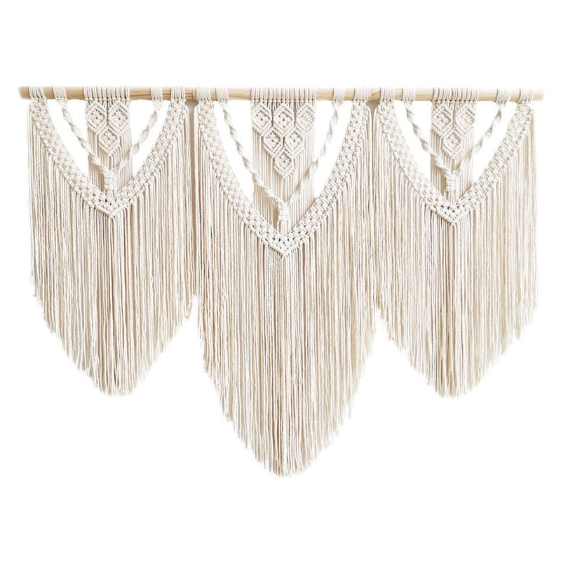 Tapisserie murale en macramé bohème à suspendre11082CM - Sollbry