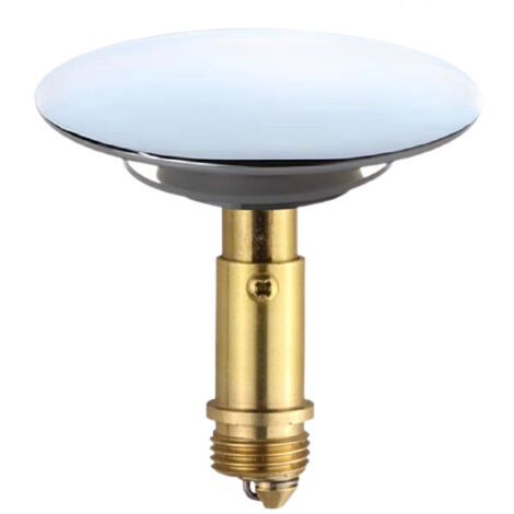 Sollbry Tapón de desagüe para fregadero, tipo clic-clac, de latón, para fregadero de cocina y baño, 66 mm