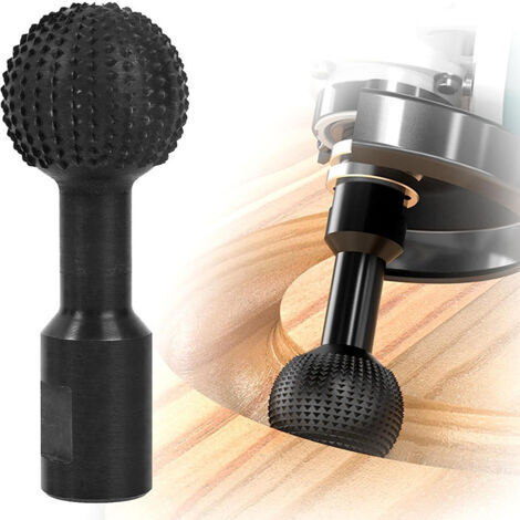 Sollbry Tête de Meulage Sphérique Acier à Haute Teneur en Carbone Fraise a Spherique Bois Sculpture Interface de 14 mm pour Meuleuse D'angle 115/125