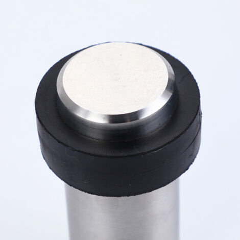 Sollbry Tope de puerta de acero inoxidable de 10 piezas de 4,6 cm para suelo.
