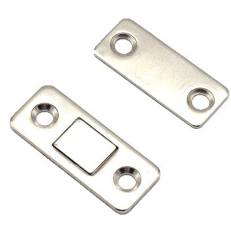 Sollbry Tope de puerta magnético ultrafino, vitrina, armario, puerta corrediza, tope de puerta magnético sin huecos, cerradura magnética invisible