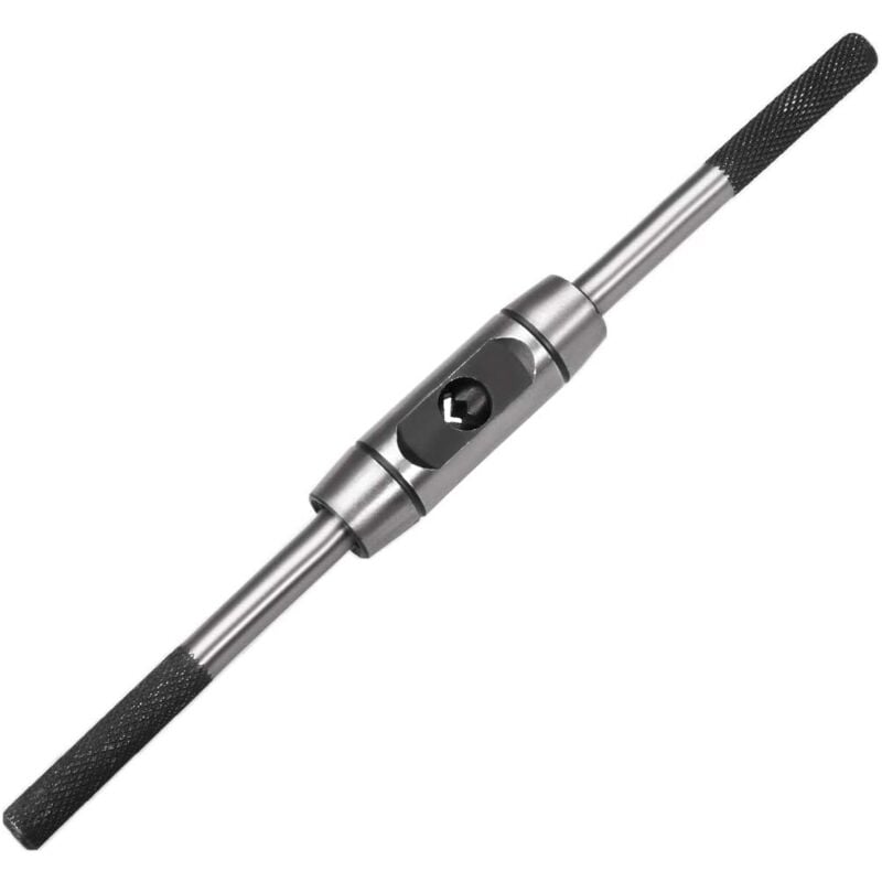 Sollbry - Tourne à Gauche Porte Taraud Réglable Robinet Clé Poignée pour Métrique M6-M14 Robinet Fraise Clé à Tarauder Outil Corps Moulage sous