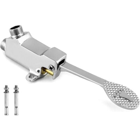 Sollbry Valve à Pédale au Sol, Valve D'eau à Pédale, pour Cuisine et Salle de Bain
