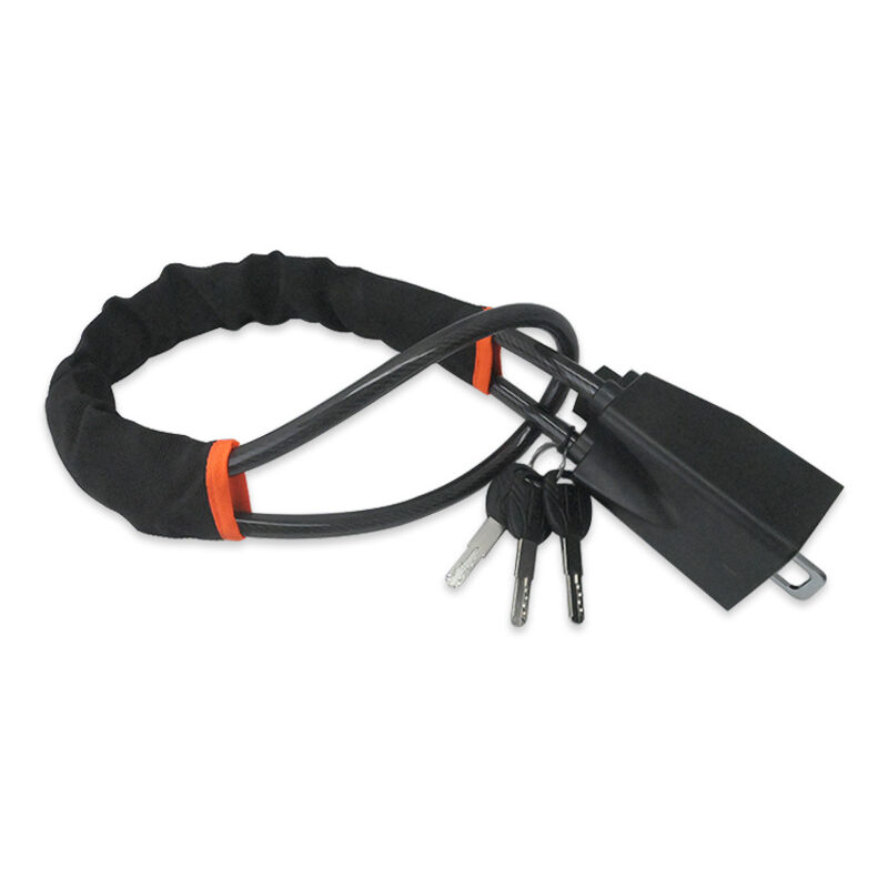 Sollbry - Verrou de volant de voiture, antivol de voiture, verrouillage de ceinture de sécurité universel, dispositif antivol de voiture, pour la