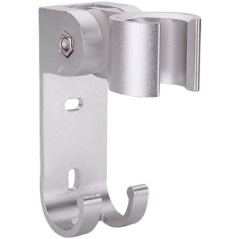 Sollbry Verstellbare Duschkopfhalter, Duschkopfbasis, wandmontierter Duschkopfhalter, mit Aufhängehaken, Bohren, wasserdicht, Wandmontage für Badezimmer, Hotel