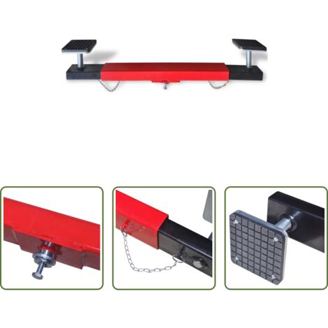 Sollevamento veicolo -  Adattatore per Traversa da Sollevamento 2 T Rosso