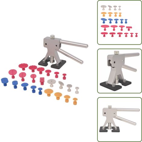 Sollevatore ammaccature - vidaXL Set Rimozione Ammaccature senza Verniciatura 24 pz Acciaio Inox - Ammaccature auto