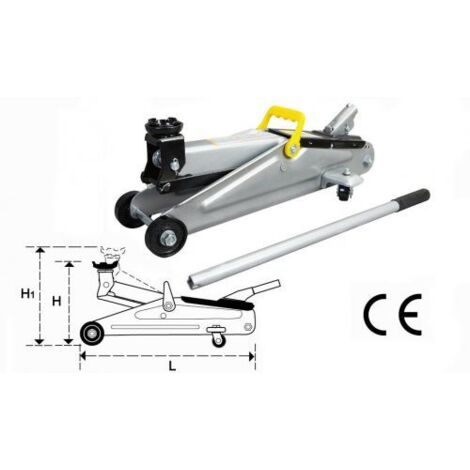 Sollevatore Cricco Idraulico a Carrello Standard 2000 Kg  535 mm Maurer