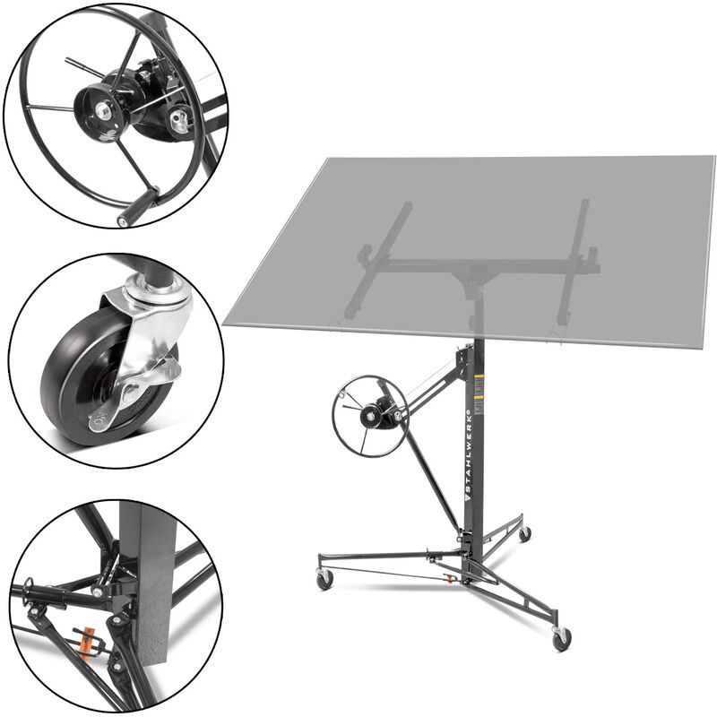 Stahlwerk - Sollevatore di pannelli 133-340 cm