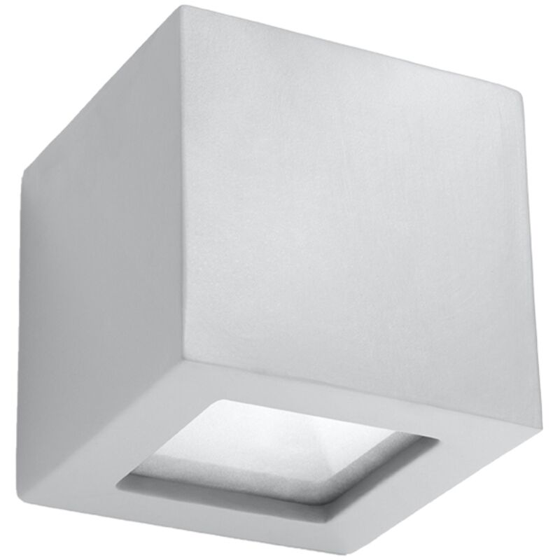 Image of Leo gray ceramic wall lamp