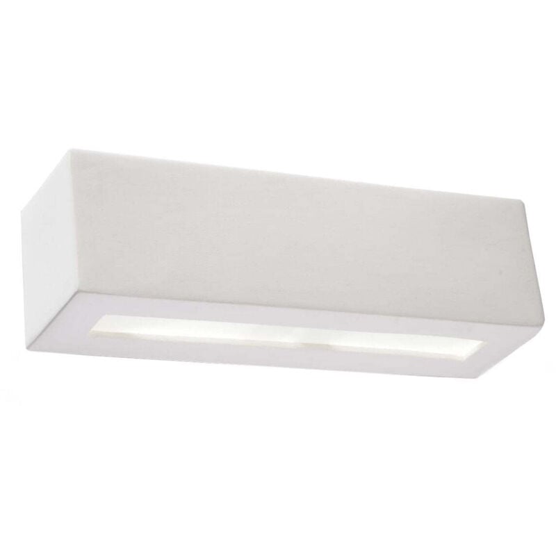 

Sollux - 1 luz de pared de cerámica a ras de suelo blanca, E27