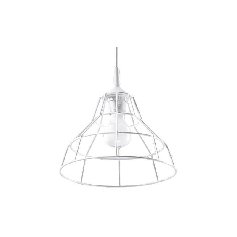 

Sollux Lighting - Sollux ANATA - Lámpara colgante de techo tipo jaula con 1 luz blanca, E27